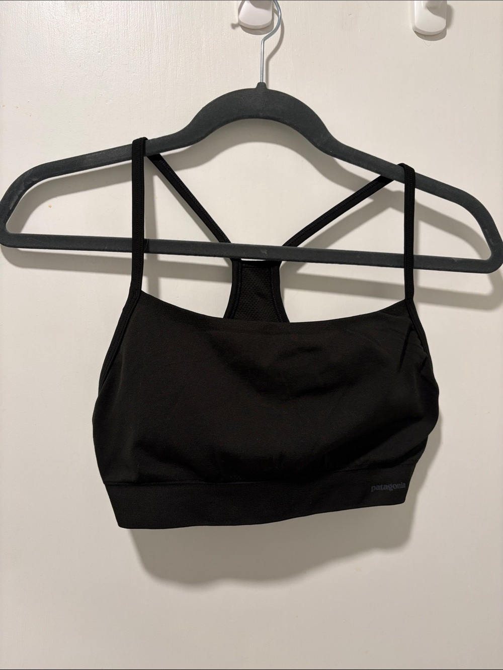 Patagonia Black Strappy Low-Impact Sports Bra